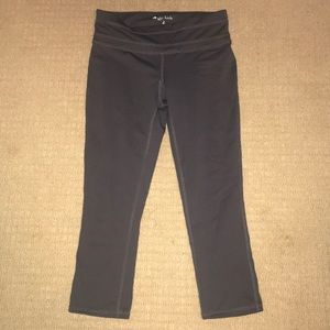 Gray Cropped Leggings